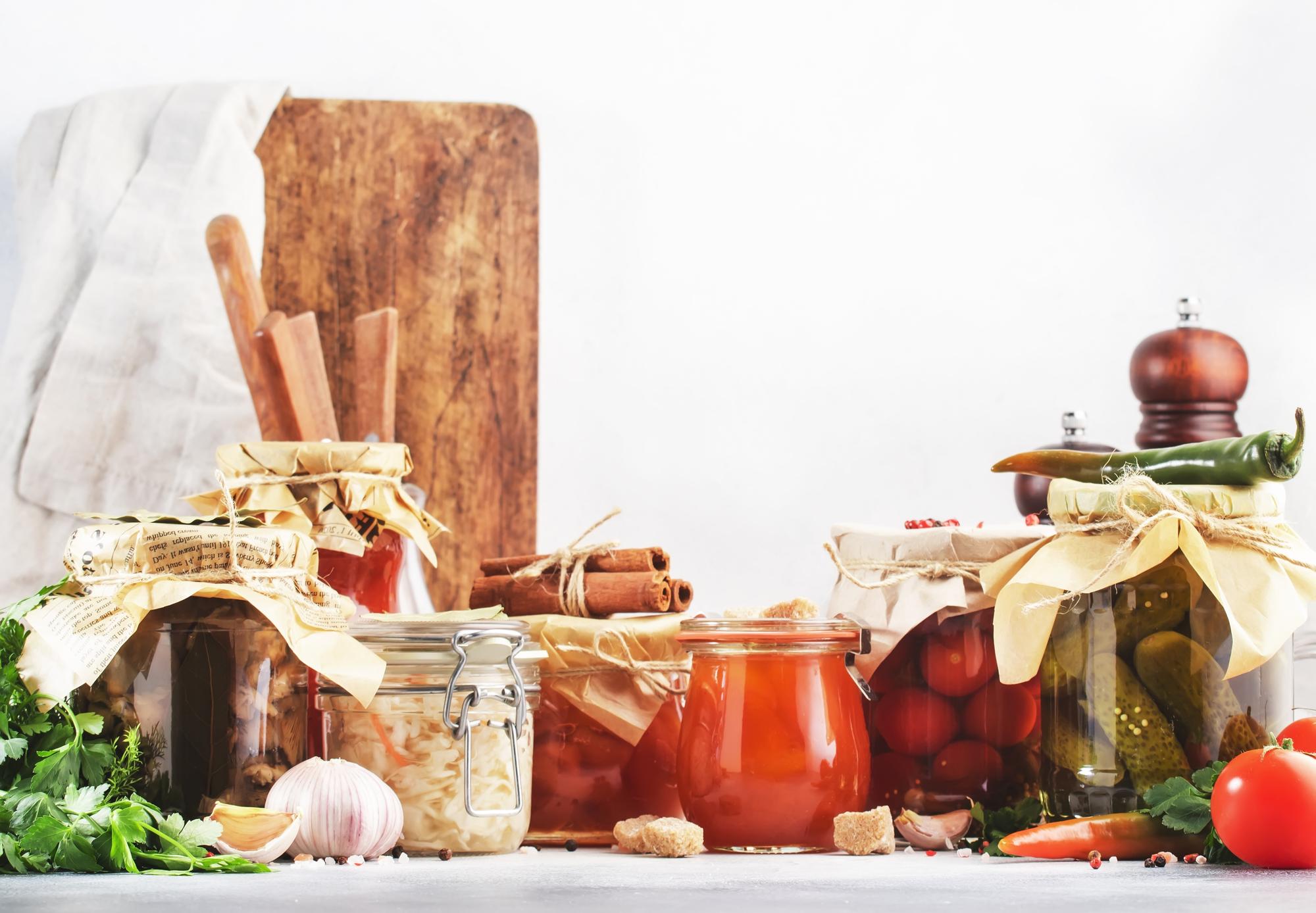Sample workshop setup with ingredients